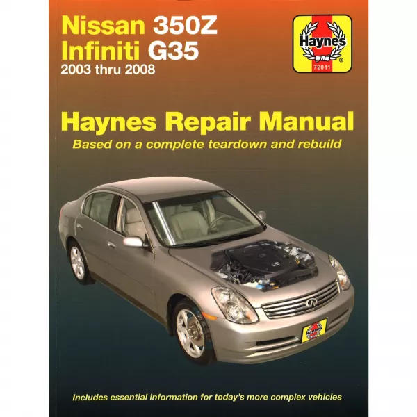 Nissan 350Z Infiniti G35 2003-2008 Reparaturanleitung Werkstatthandbuch Haynes