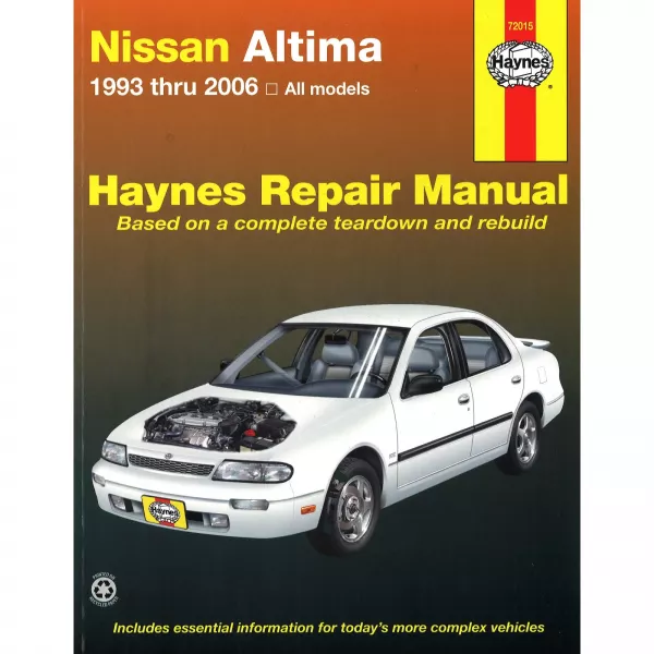 Nissan Altima 1993-2006 Reparaturanleitung Werkstatthandbuch Haynes