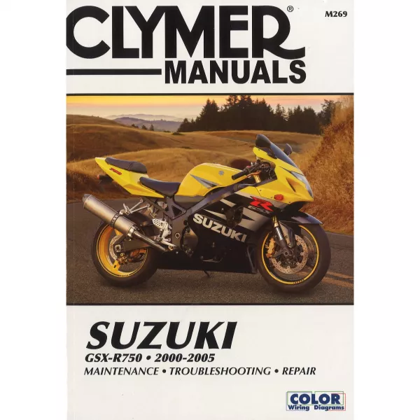 Suzuki GSX-R750 (2000-2005) Reparaturanleitung Clymer