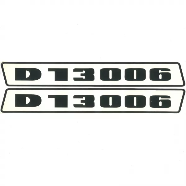 Deutz D13006 Schwarz bis 1974 Schlepper Traktor Aufkleber Klebefolie