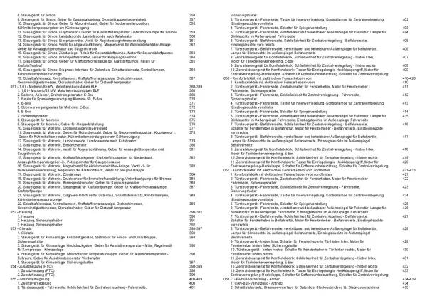 SKODA Octavia 1Z (04-05) Schaltplan Stromlaufplan Verkabelung Elektrik Pläne PDF