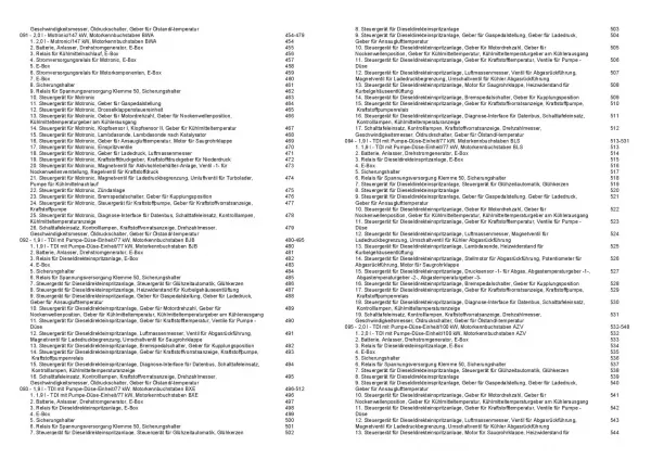 SKODA Octavia 2007-2011 Schaltplan Stromlaufplan Verkabelung Elektrik Pläne PDF
