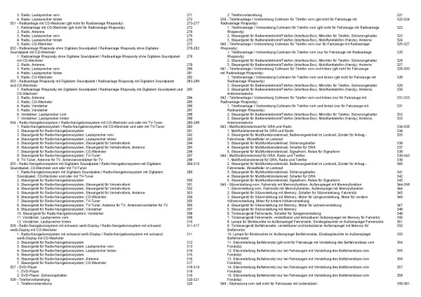 SKODA Superb 3U (06-08) Schaltplan Stromlaufplan Verkabelung Elektrik Pläne PDF