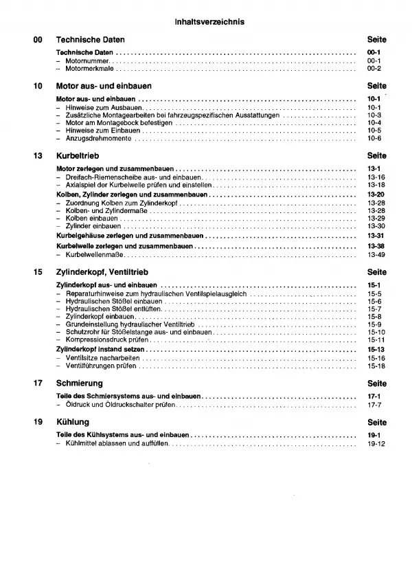 VW Transporter T3 (79-92) Einspritz- Zündanlage 87-112 PS Reparaturanleitung PDF