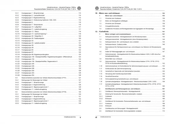 VW Industriemotoren (09>) 2,0l Dieselmotor 49-102 PS Reparaturanleitung PDF