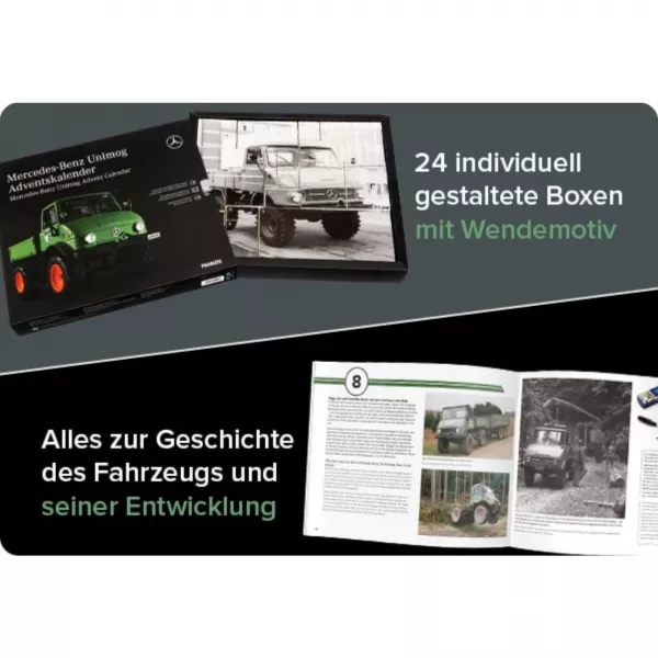 Mercedes-Benz Unimog Adventskalender Weihnachten Franzis Verlag