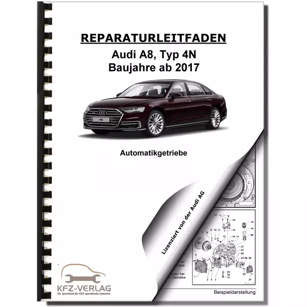 Audi A8 Typ 4N ab 2017 Automatikgetriebe 8 Gang 0DY 0D7 Reparaturanleitung