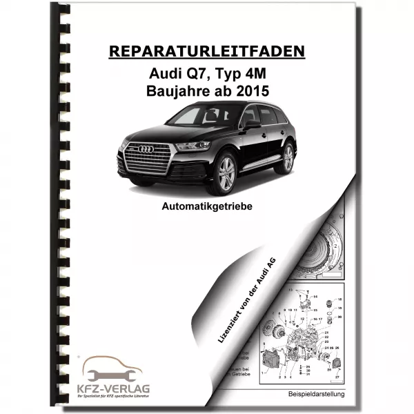 Audi Q7 Typ 4M ab 2015 8 Gang Automatikgetriebe 0DY 0D7 Reparaturanleitung