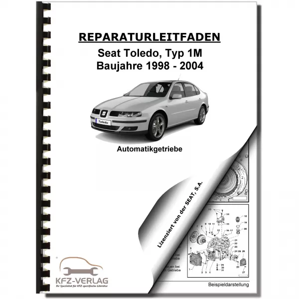 SEAT Toledo Typ 1M 1998-2004 4 Gang Automatikgetriebe 01M Reparaturanleitung