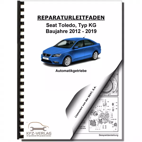 SEAT Toledo KG (12-19) 7 Gang Automatikgetriebe DSG DKG 0CW Reparaturanleitung