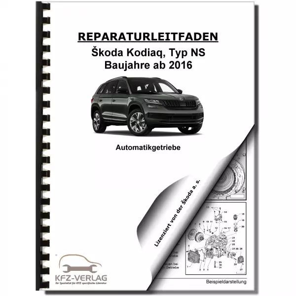 Skoda Kodiaq NS ab 2016 7 Gang Automatikgetriebe DSG DKG 0DL Reparaturanleitung