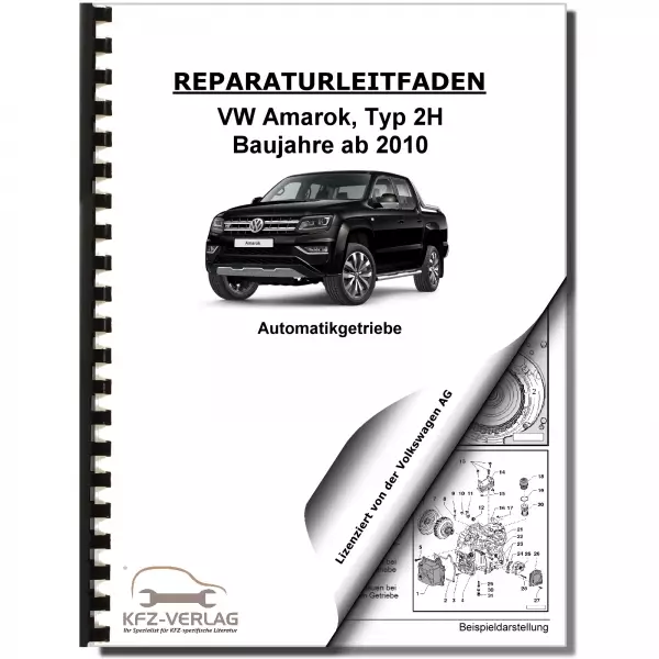 VW Amarok Typ 2H (10>) 8 Gang Automatikgetriebe 0CM Reparaturanleitung
