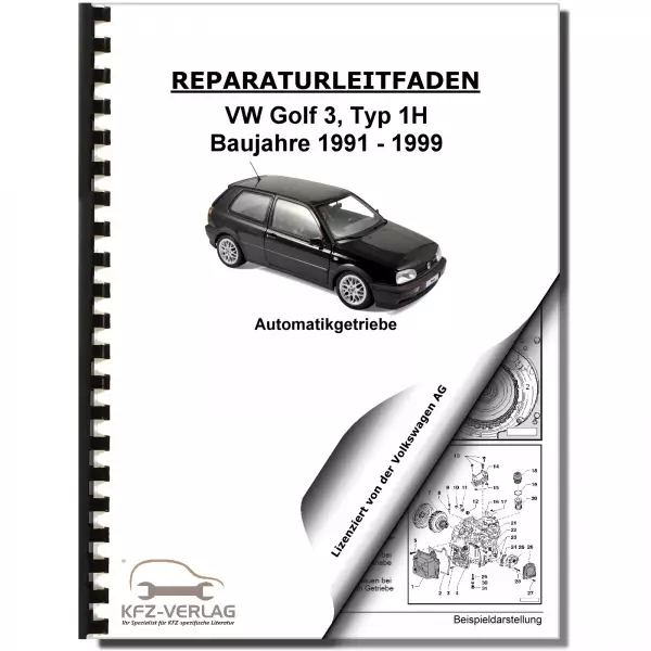 VW Golf 3 Typ 1H 1995-1999 4 Gang Automatikgetriebe 01M Reparaturanleitung