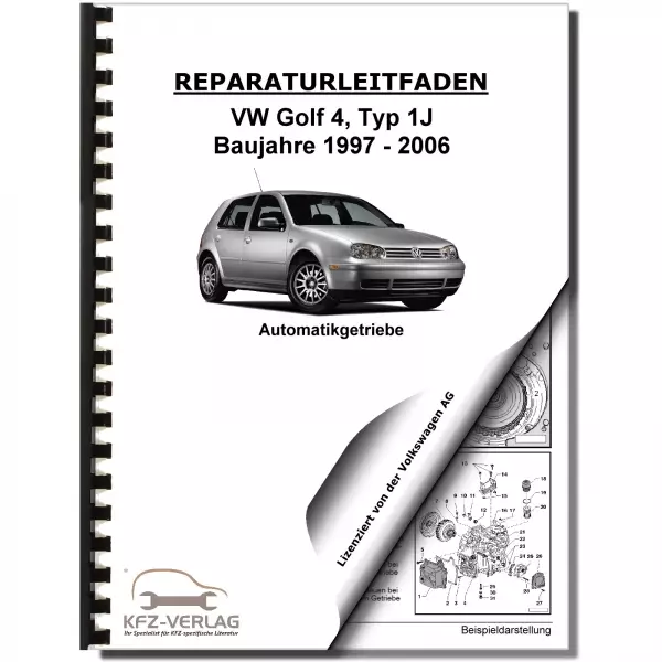 VW Golf 4 1J 1997-2006 6 Gang Automatikgetriebe DSG DKG 02E Reparaturanleitung