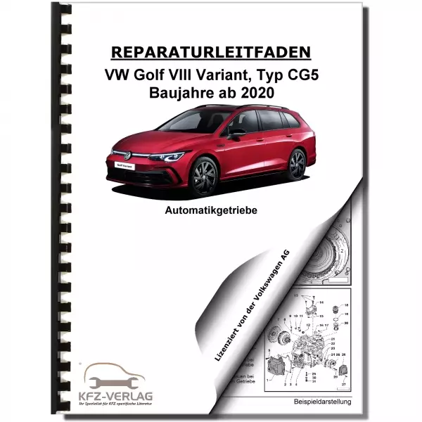 VW Golf 8 CG5 ab 2020 7 Gang Automatikgetriebe DSG DKG 0GC Reparaturanleitung