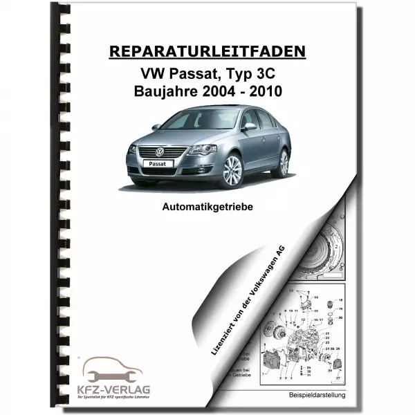 VW Passat 6 Typ 3C (04-10) 6 Gang Automatikgetriebe 09G Reparaturanleitung