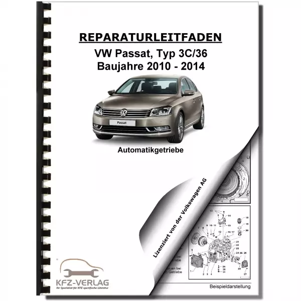 VW Passat  7 3C (10-14) 7 Gang Automatikgetriebe DSG DKG 0AM Reparaturanleitung