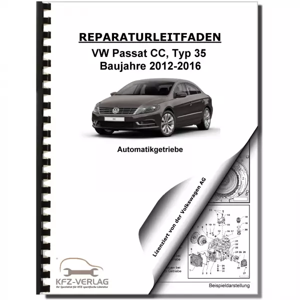 VW Passat CC 35 (12-16) Automatikgetriebe DSG DKG 7 Gang 0AM Reparaturanleitung