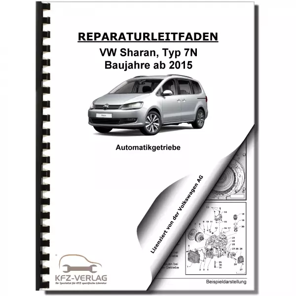 VW Sharan Typ 7N ab 2015 7 Gang Automatikgetriebe DSG DKG 0BH Reparaturanleitung