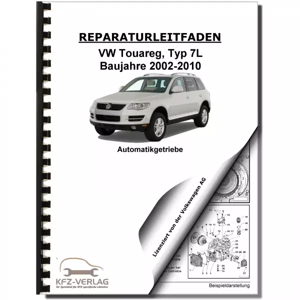 VW Touareg Typ 7L (02-10) 6 Gang Automatikgetriebe 09D Reparaturanleitung