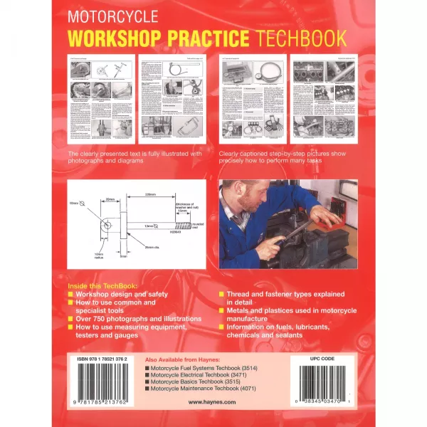Motorcycle Workshop Practice Techbook Technik Manual Motorrad Haynes