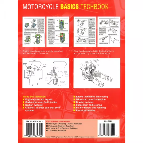 Motorcycle Basics Techbook Technik Motorrad Reparatur Haynes Manual
