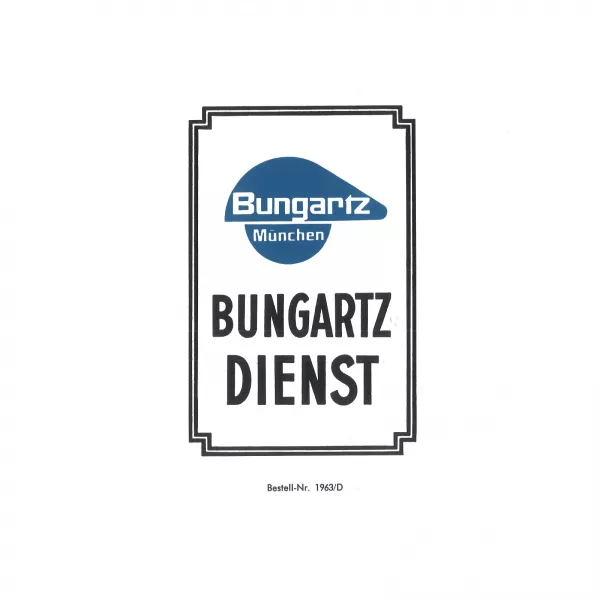 Bungartz T5 13PS Vierradschlepper (Nr. 3) Betriebsanleitung Ersatzteilliste