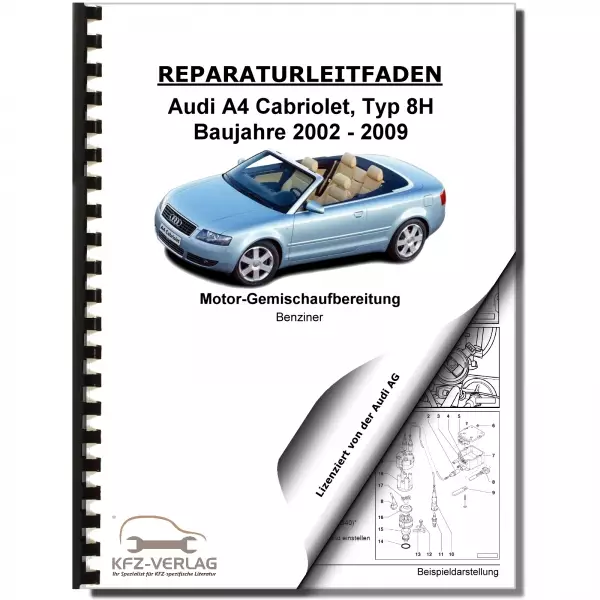 Audi A4 Cabriolet (02-09) 4-Zyl. Benzin Einspritz- Zündanlage Reparaturanleitung