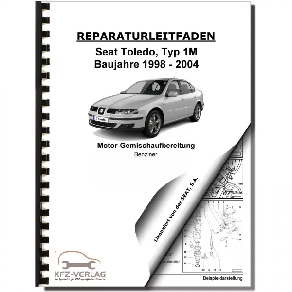SEAT Toledo 1M 1998-2004 Benzin Einspritz- Zündanlage 75 PS Reparaturanleitung