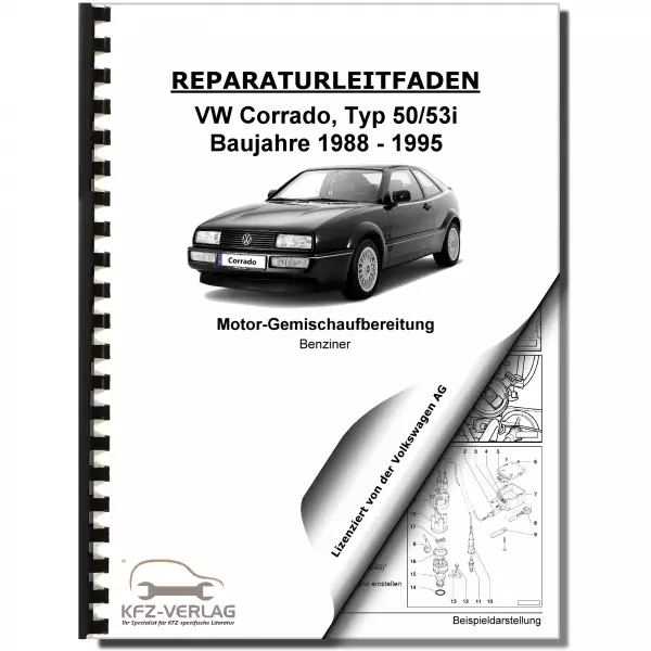 VW Corrado 50 1988-1995 Digifant Einspritz Zündanlage 2,0l Reparaturanleitung
