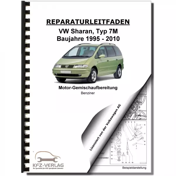 VW Sharan Typ 7M (95-10) Motronic Einspritz Zündanlage 115 PS Reparaturanleitung