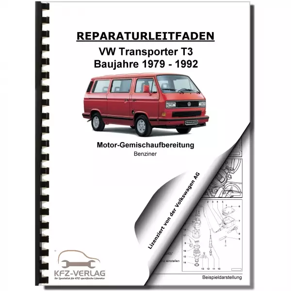 VW Transporter Bus T3 (79-92) Einspritz- Zündanlage 87-112 PS Reparaturanleitung