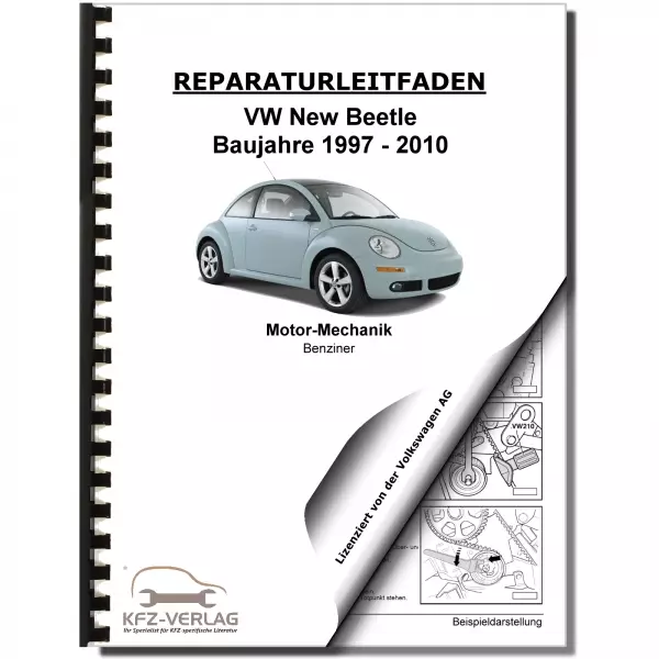 VW New Beetle Typ 9C (97-10) 1,4l Benzinmotor 75 PS Mechanik Reparaturanleitung