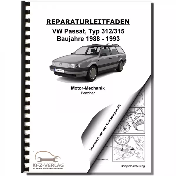VW Passat 3 35 (88-93) 6-Zyl. Benzinmotor Mechanik 163-174 PS Reparaturanleitung
