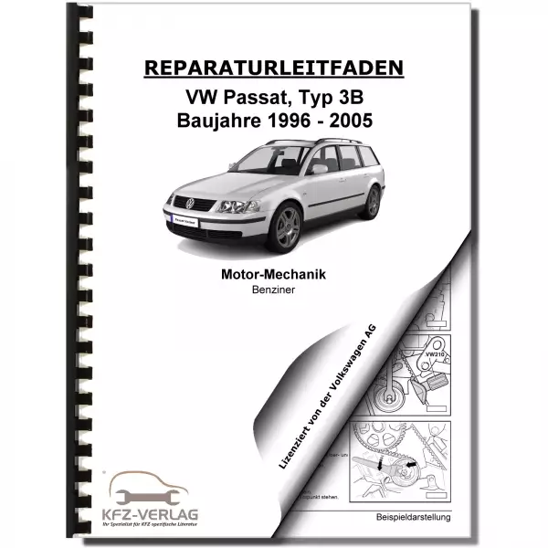 VW Passat 5 3B (96-05) 5-Zyl. Benzinmotor VR5 150 PS Mechanik Reparaturanleitung