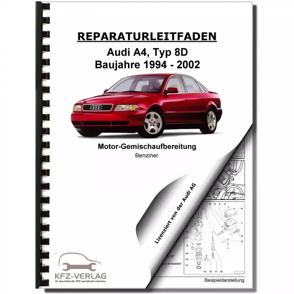 Audi A4 8D 1994-2002 MPFI Einspritz- Zündanlage 139-150 PS Reparaturanleitung