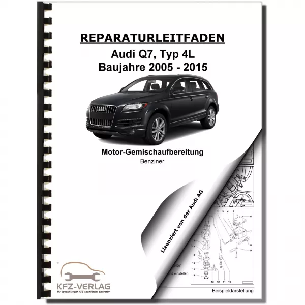 Audi Q7 Typ 4L 2005-2015 Benzin Einspritz- Zündanlage 349 PS Reparaturanleitung
