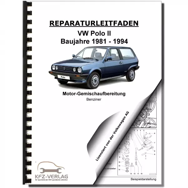 VW Polo 2 1981-1994 TLA-, 1B3-, 2E3-Vergaser TSZ-H Zündanlage Reparaturanleitung
