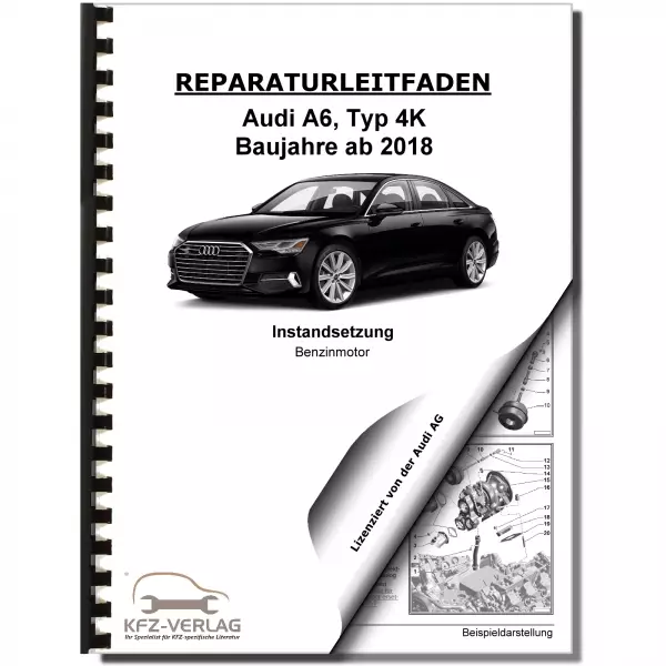 Audi A6 4K ab 2018 Instandsetzung 6-Zyl 2,9l 3,0l Benzinmotor Reparaturanleitung