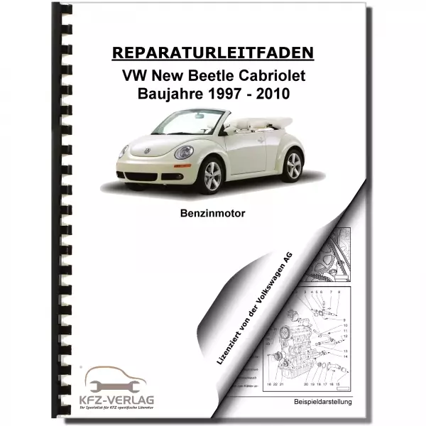 VW New Beetle Cabrio 1Y 2003-2010 5-Zyl. Benzinmotor 150 PS Reparaturanleitung
