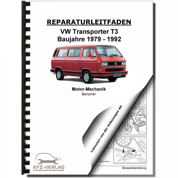 VW Bus T3 (79-92) 4-Zyl. 1,9l Benzinmotor 56-75 PS Mechanik Reparaturanleitung