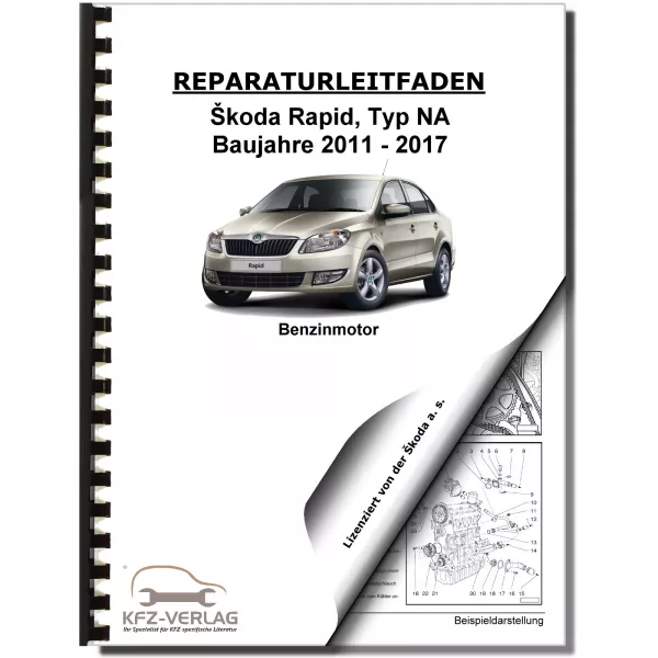 SKODA Rapid NA 2011-2017 3-Zyl. 1,0l Benzinmotor 95-115 PS Reparaturanleitung