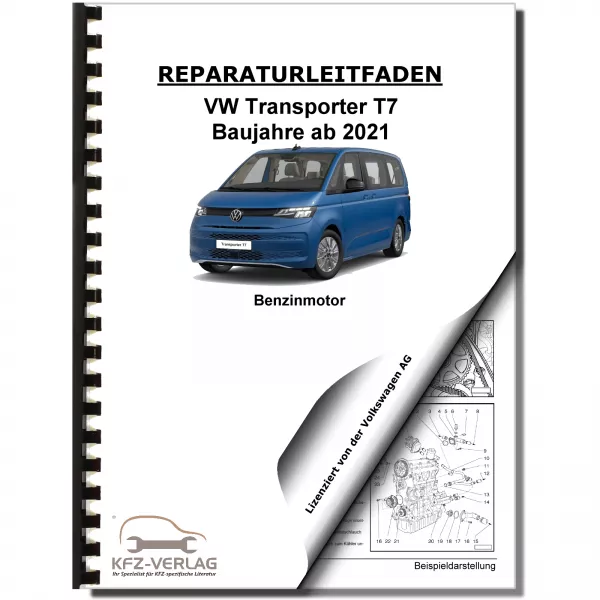 VW Transporter T7 ab 21 4-Zyl. 1,4l Benzinmotor Hybrid 150 PS Reparaturanleitung