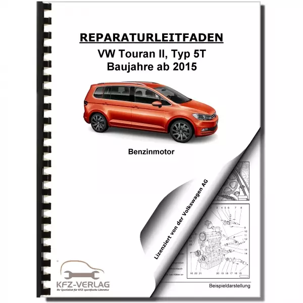 VW Touran II Typ 5T 5T1 (15>) Benzinmotor Reparaturanleit