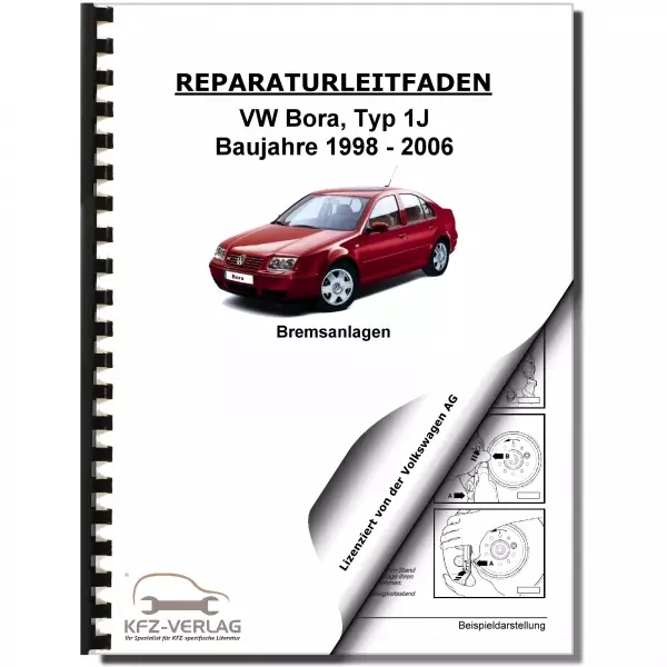 VW Bora Typ 1J 1998-2006 Bremsanlagen Bremsen System Reparaturanleitung