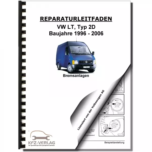 VW LT Typ 2D 1996-2006 Bremsanlagen Bremsen System Reparaturanleitung