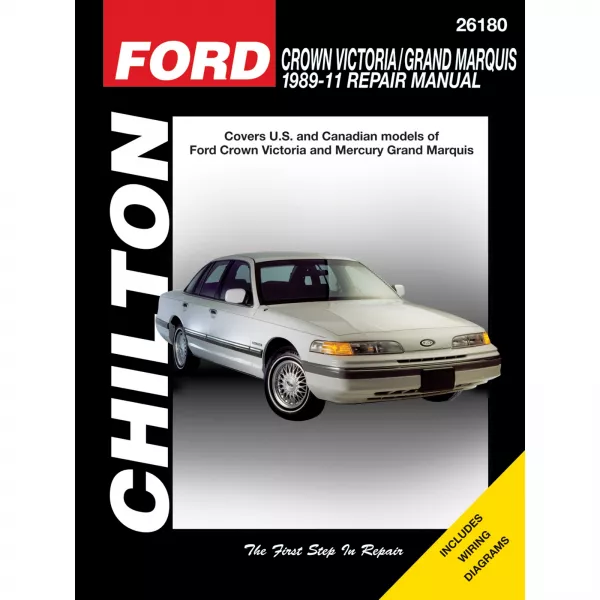 Ford Crown Victoria Grand Marquis 1989-2011 US-Modell Reparaturanleitung Chilton