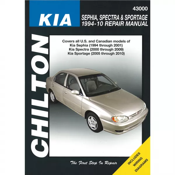 Kia Sephia Spectra Sportage 1994-2010 Reparaturanleitung Chilton