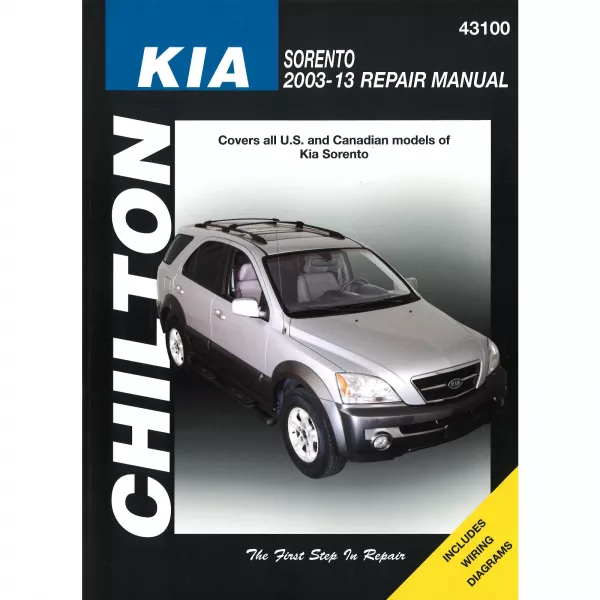 Kia Sorento 2003-2013 USA US Kanada Import Reparaturanleitung Chilton