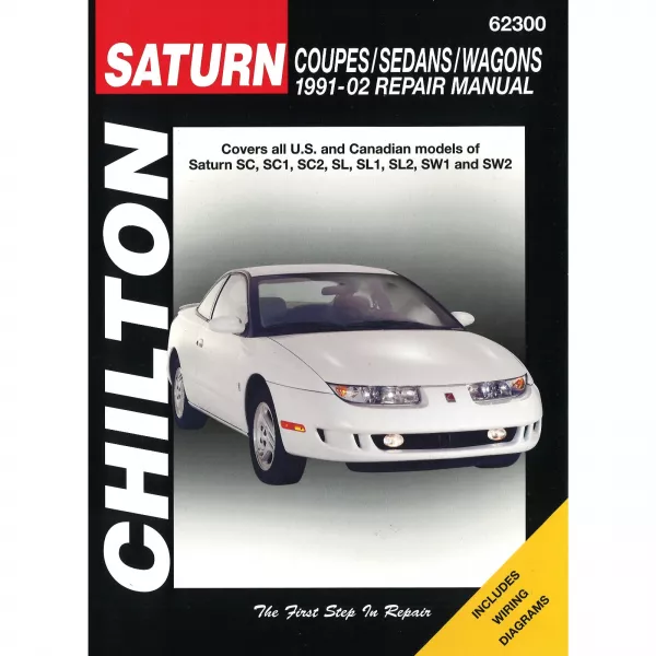 Saturn Coupe Limousine Kombi 1991-2002 SC SL SW Reparaturanleitung Chilton